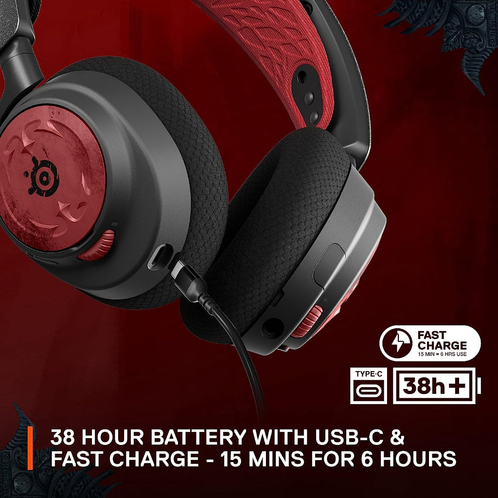 SteelSeries Arctis Nova 7 Wireless Gaming Headset - Diablo IV Edition