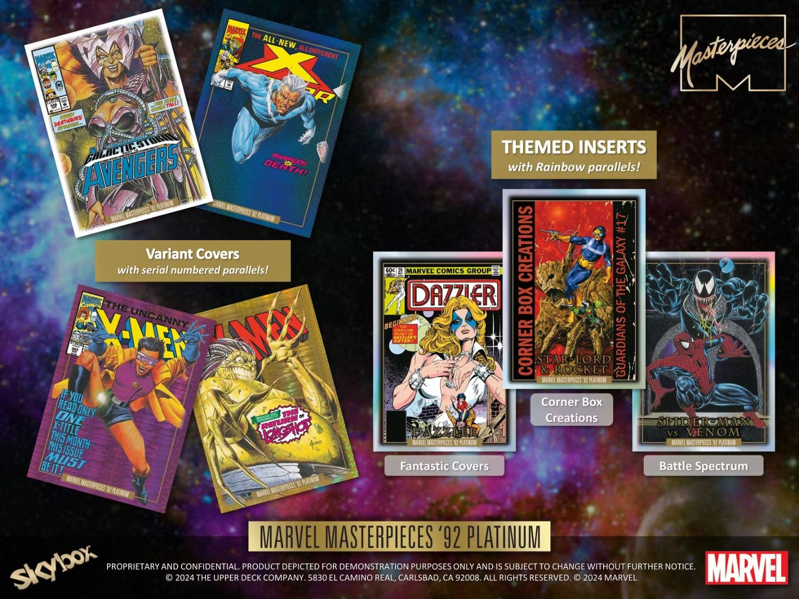 Upper Deck Marvel Masterpieces 92 Platinum Hobby (UD16599) (12/Box)