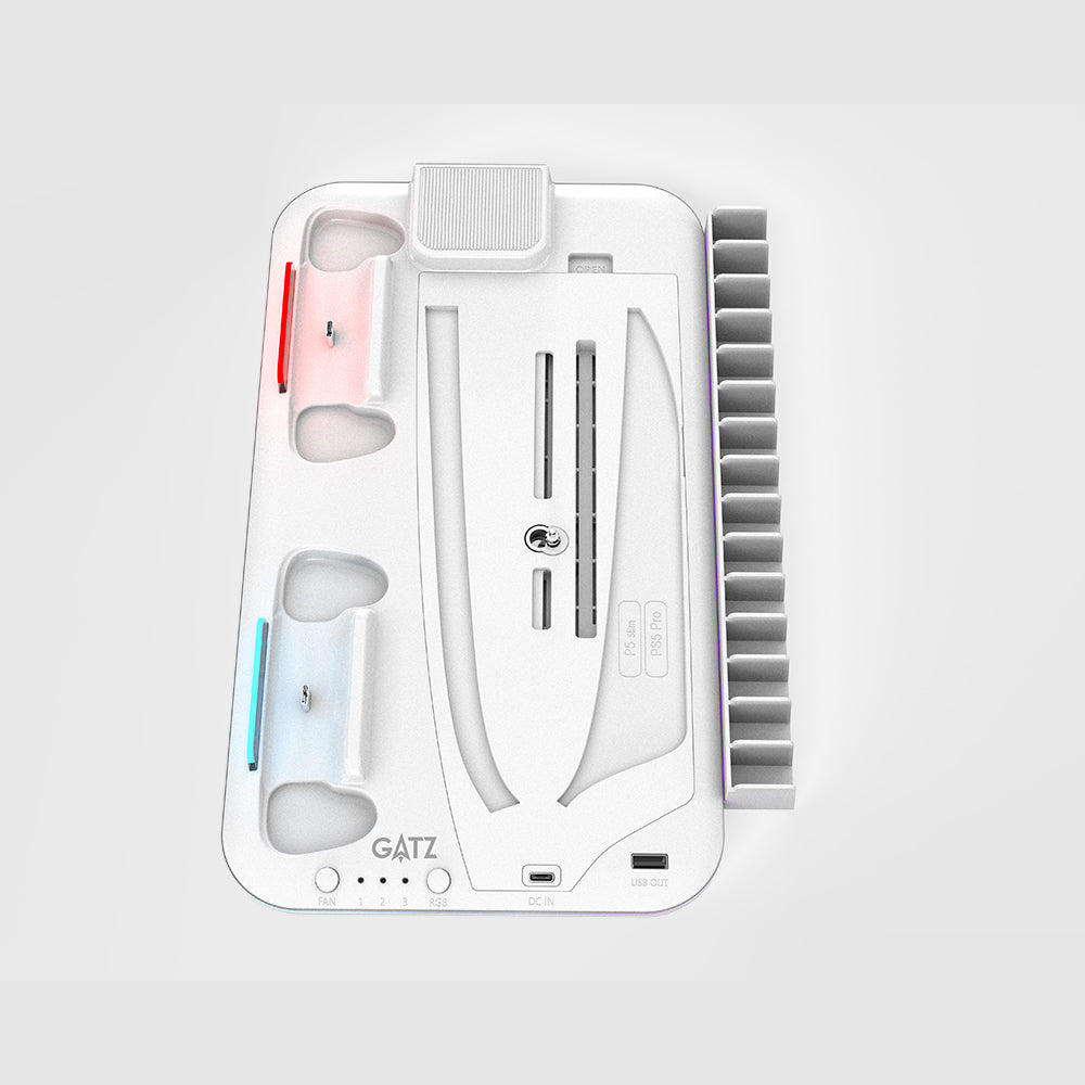 Gatz PS5 Pro & Slim Orbit-Sync Cooling & Charging Stand