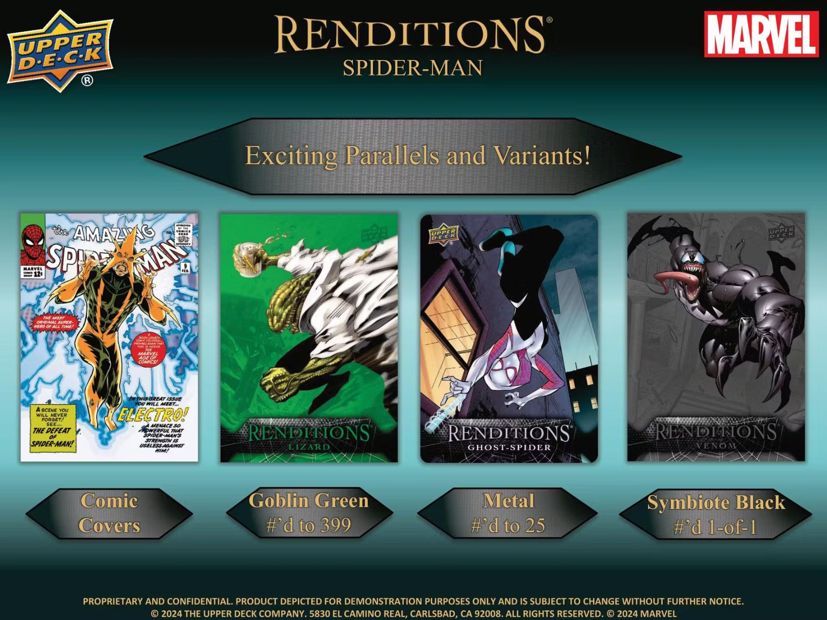 Upper Deck 2024 Marvel Renditions Spider-Man (UD51891) (12/Box)