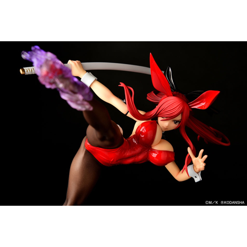 ORCATOYS Fairy Tail - Erza Scarlet High Kick Ver. Crimson Bunny Figurine