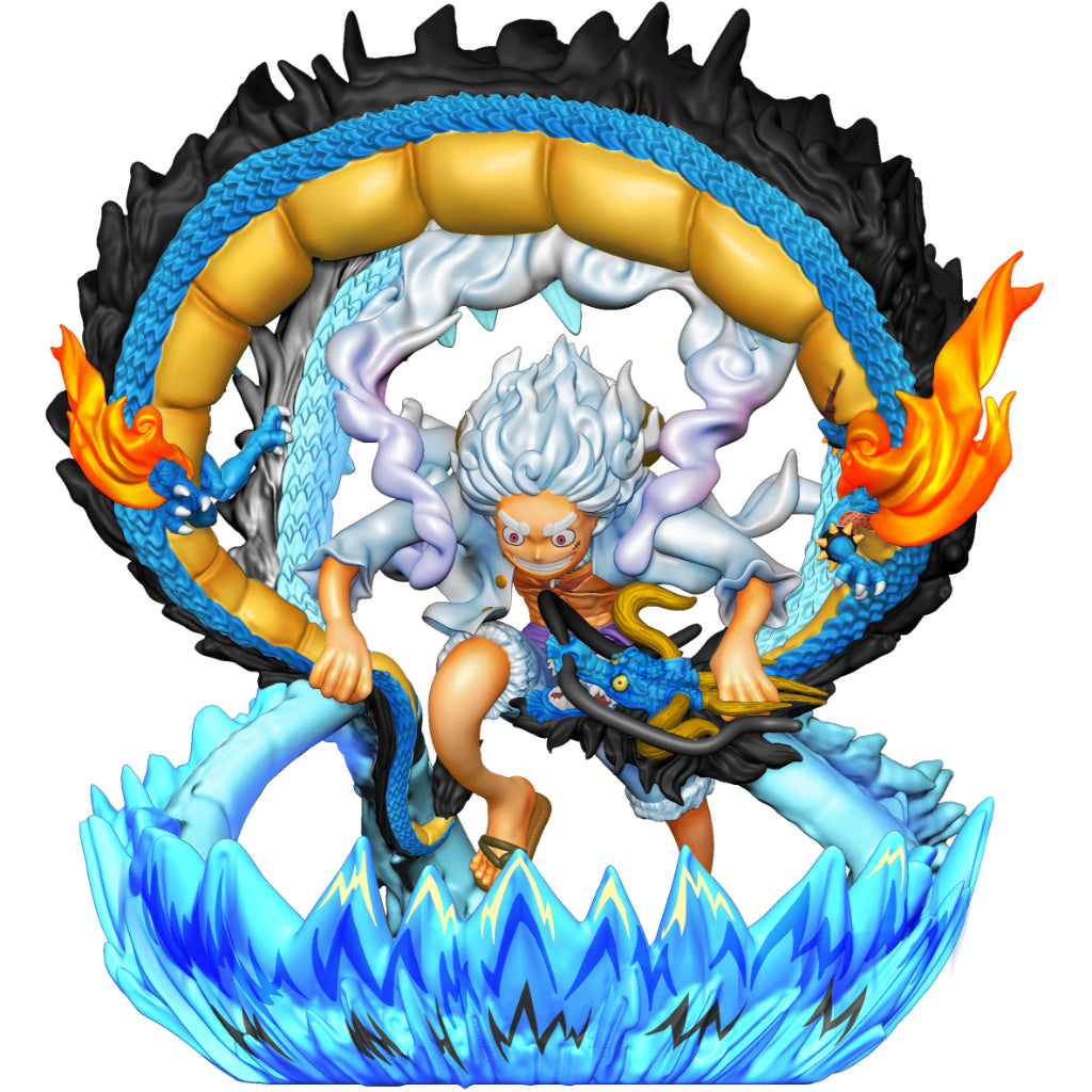 Megahouse One Piece Petitrama Logbox Re Birth Gear 5 Special Set