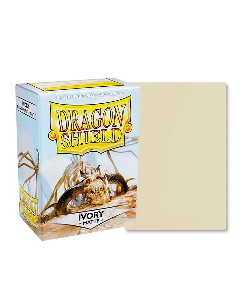 Dragon Shield Matte Sleeves 100CT - Ivory (Standard Size)