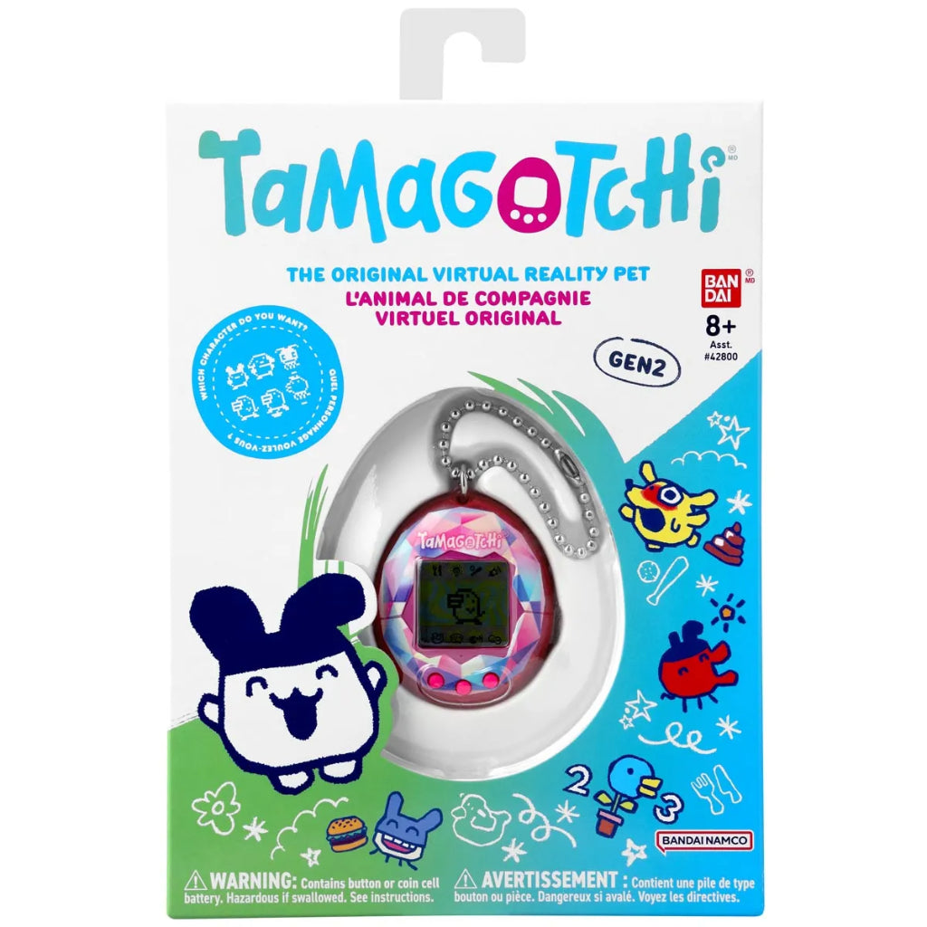 Bandai Original Tamagotchi Gen 2 - Pink Treasure Jewel