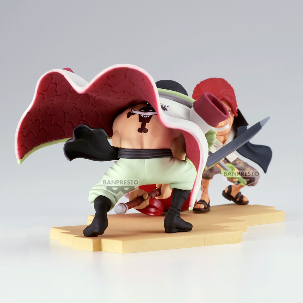 Banpresto WCF Edward Newgate vs. Shanks Log Stories One Piece