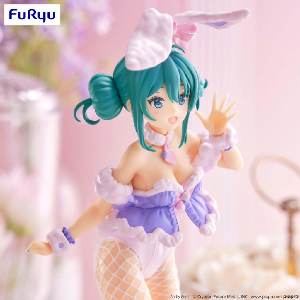 FuRyu Hatsune Miku BiCute Bunnies White Rabbit Lavender Color Ver