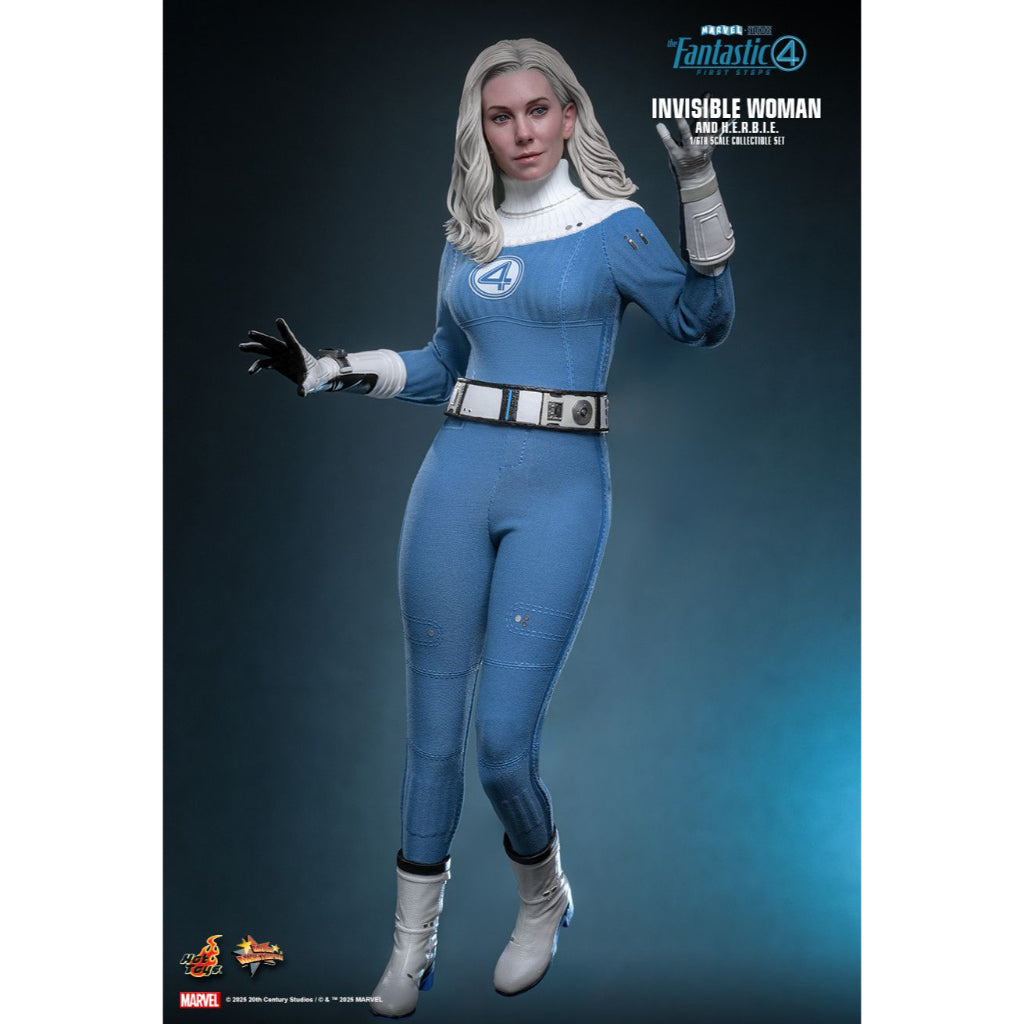 MMS824 - The Fantastic Four: First Steps - 1/6th Scale Invisible Woman and H.E.R.B.I.E. Collectible Set