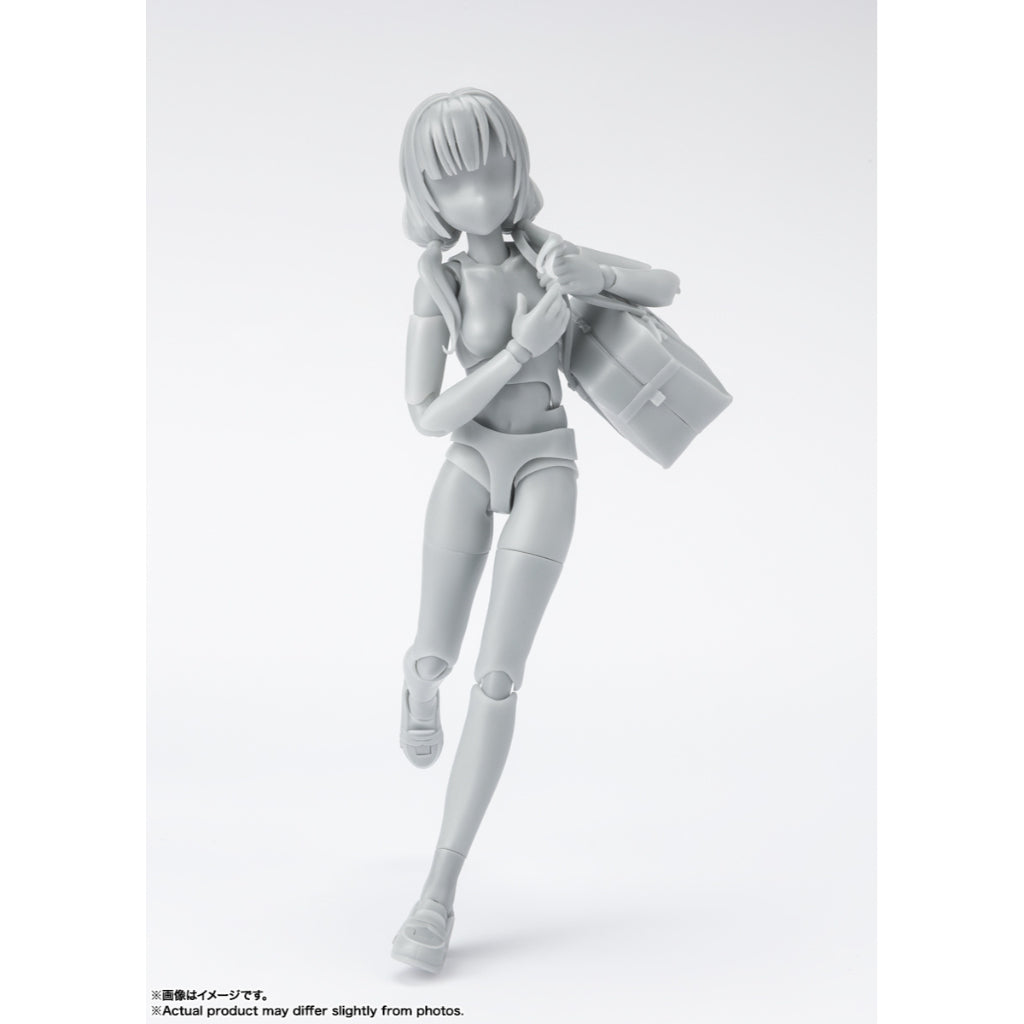 Bandai S.H.Figuarts Body-chan School Life Edition DX Set (Gray Color Ver.)