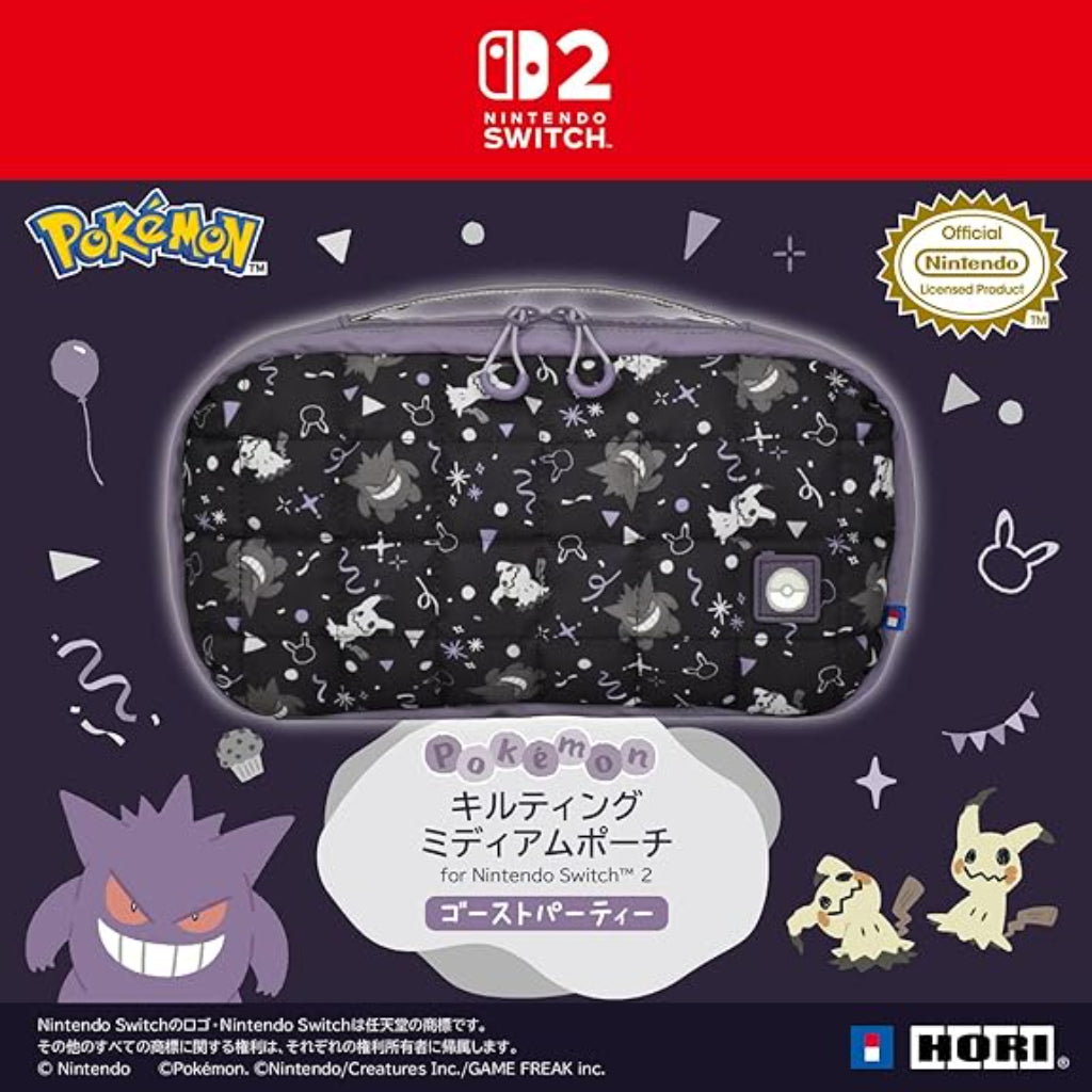 HORI Puff Pouch - Gengar and Mimikyu Series (NSX-093)