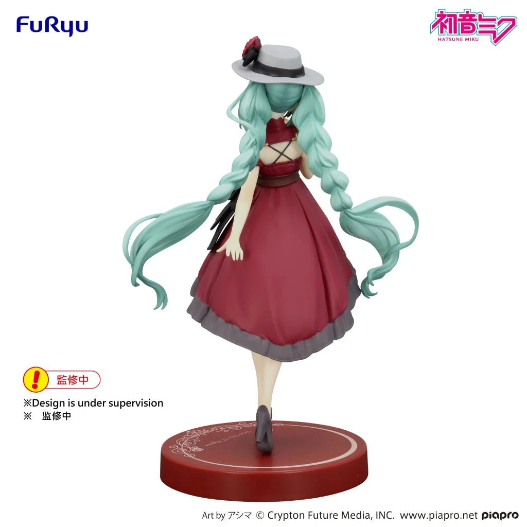 FuRyu Hatsune Miku Outing Dress Red Colour Trio-Try-It Figure