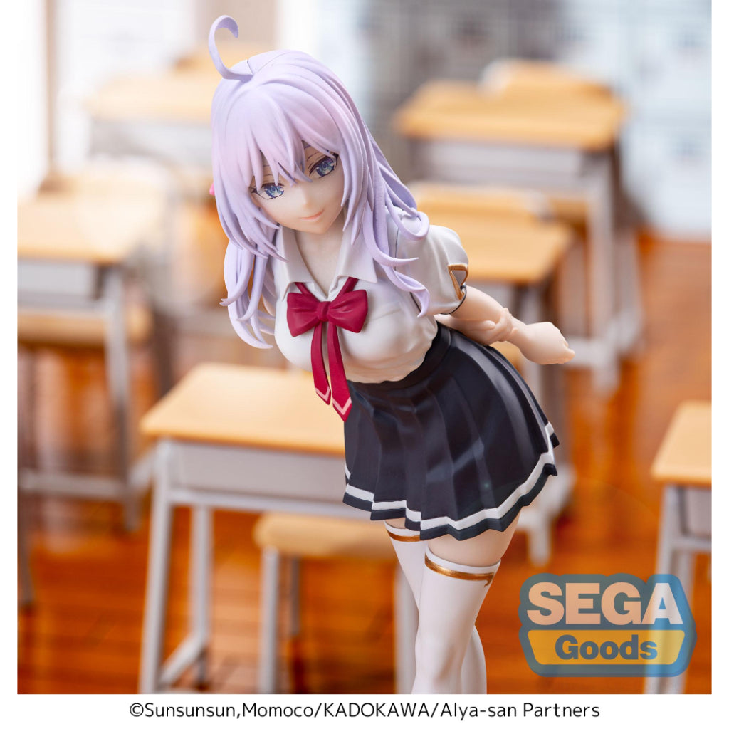 SEGA Alya Summer Uniform Ver. Luminasta Alya Sometimes Hides Her Feelings in Russian Figure