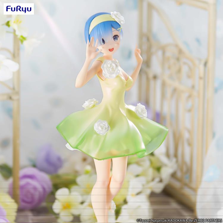 FuRyu Rem Flower Dress Re:Zero Trio-Try-It Figure