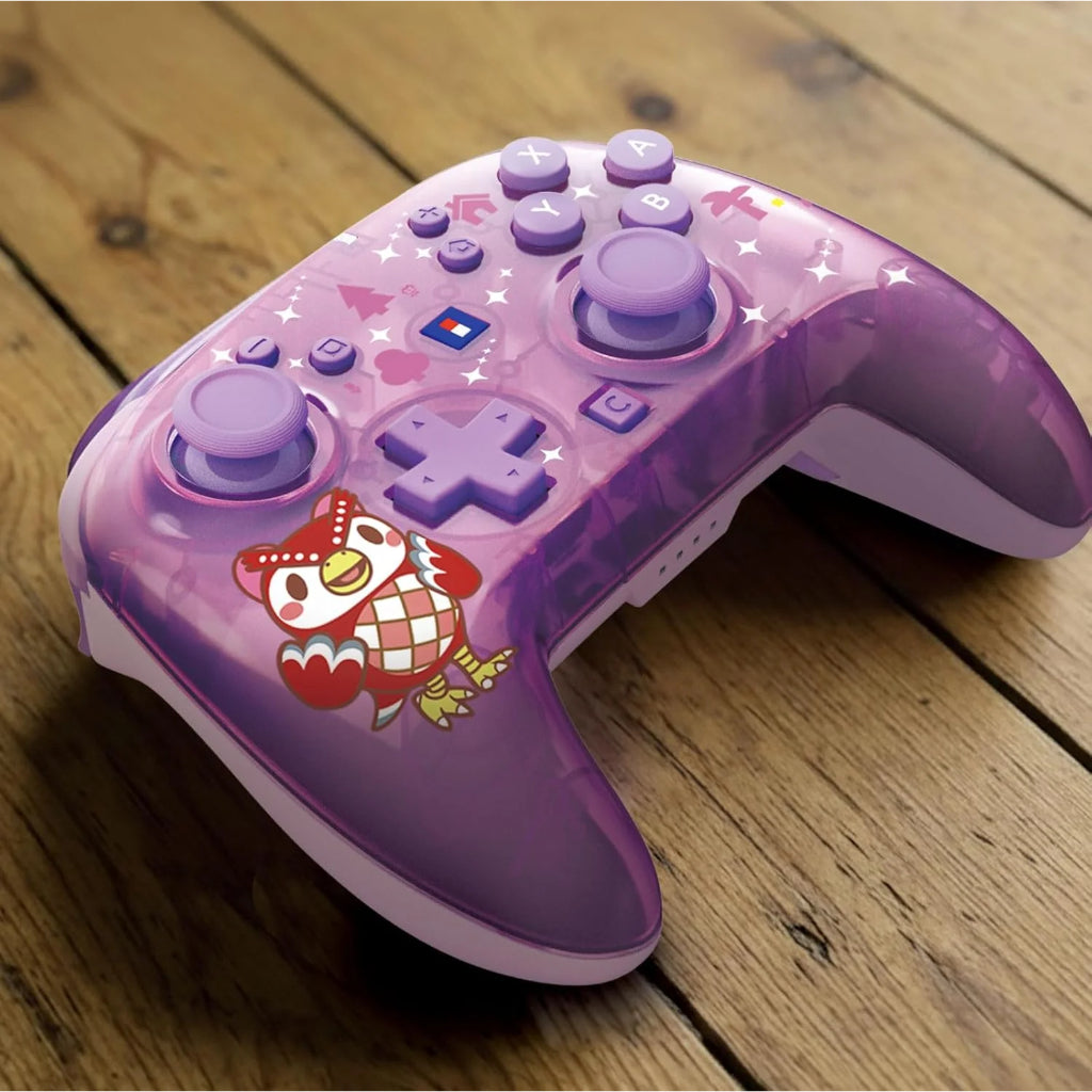 HORI HORIPAD Turbo Wireless Animal Crossing: New Horizons Series for Nintendo Switch 2 - Purple (NSX-193A)