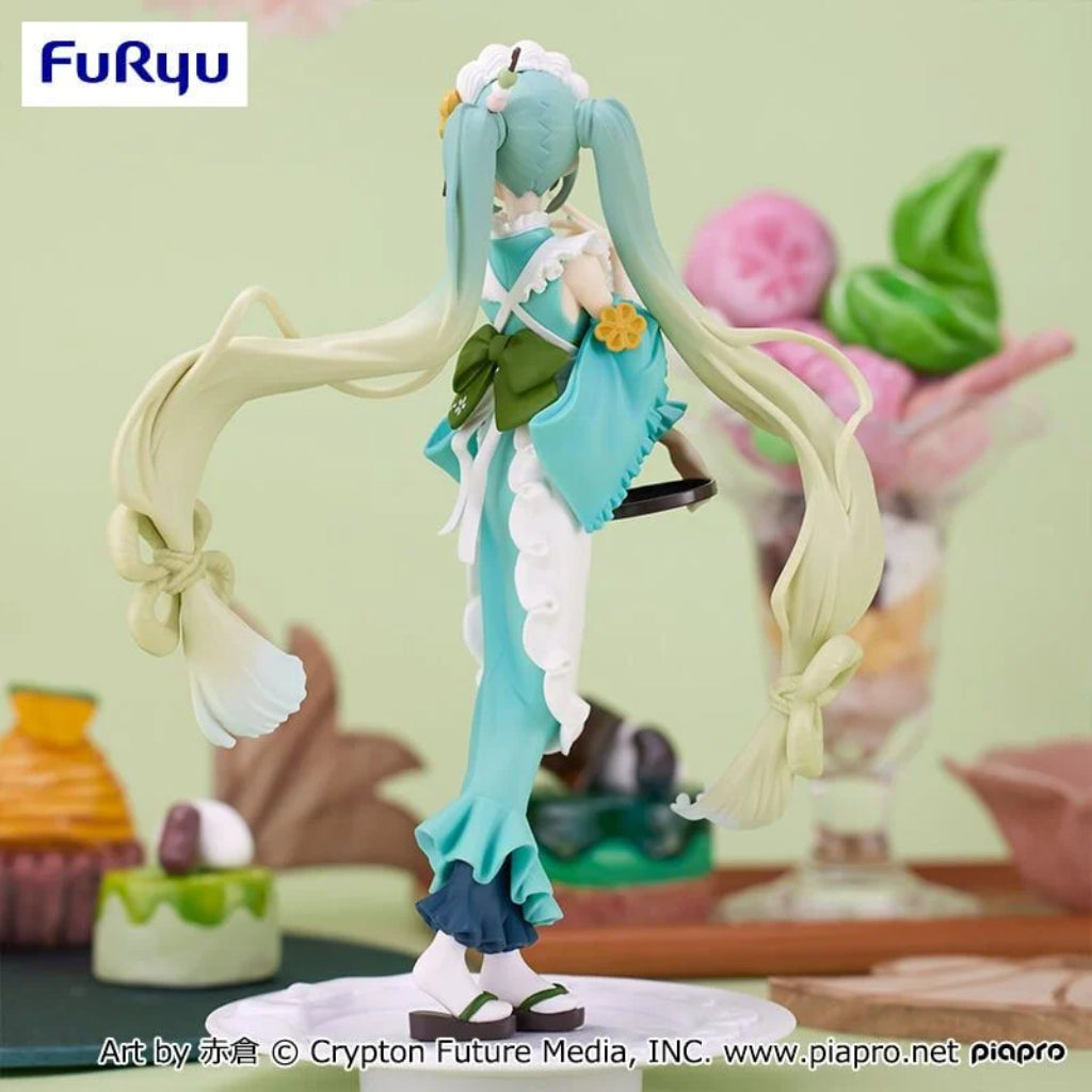 FuRyu Hatsune Miku Matcha Parfait Mint Sweet Sweets Exceed Creative Figure
