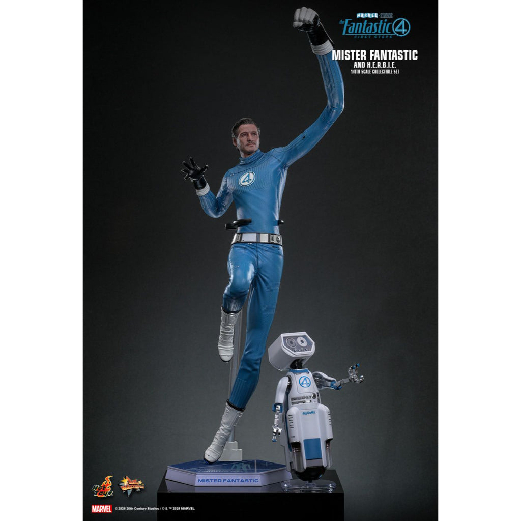 MMS822 - The Fantastic Four: First Steps 1/6th Scale Mister Fantastic and H.E.R.B.I.E. Collectible Set