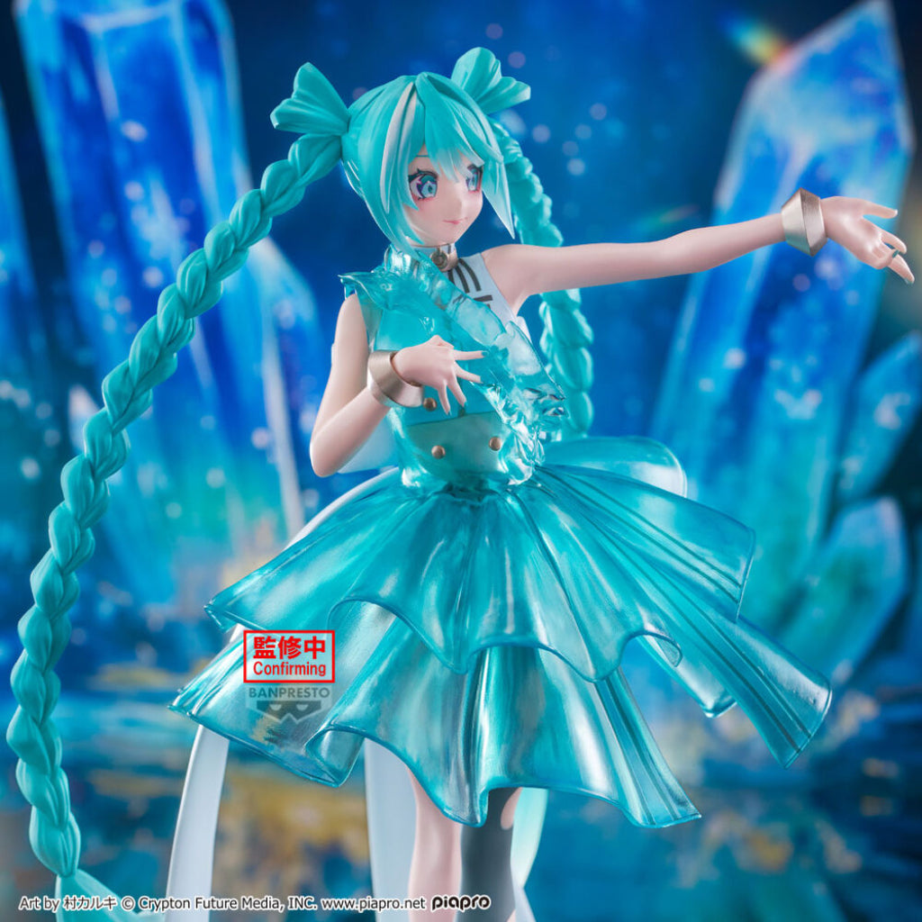 Banpresto Evolve Clearluxe Hatsune Miku Emeraldgem Figure
