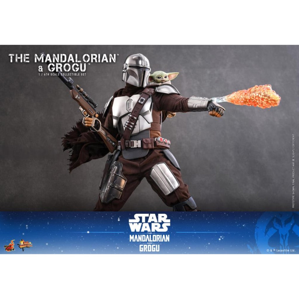 MMS871 The Mandalorian and Grogu - 1/6 The Mandalorian and Grogu Collectible Set