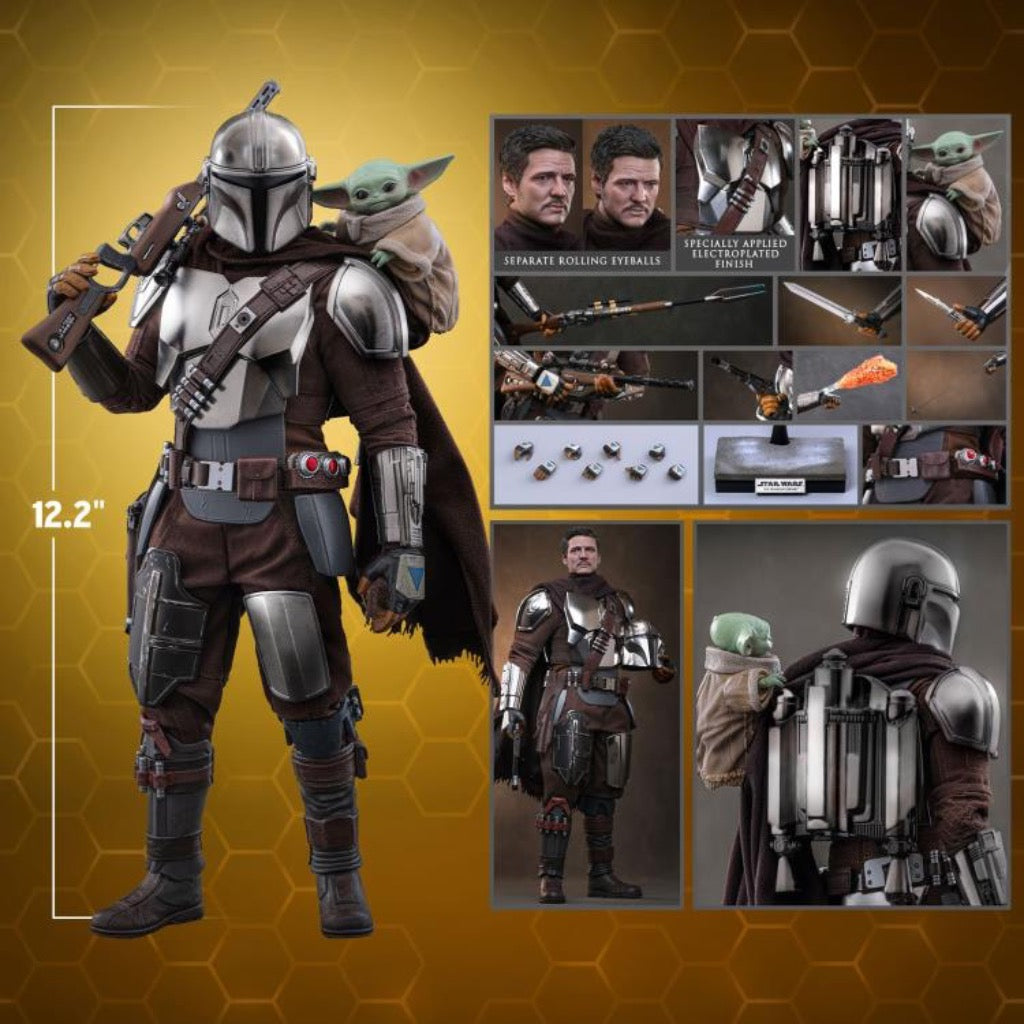 MMS871 The Mandalorian and Grogu - 1/6 The Mandalorian and Grogu Collectible Set