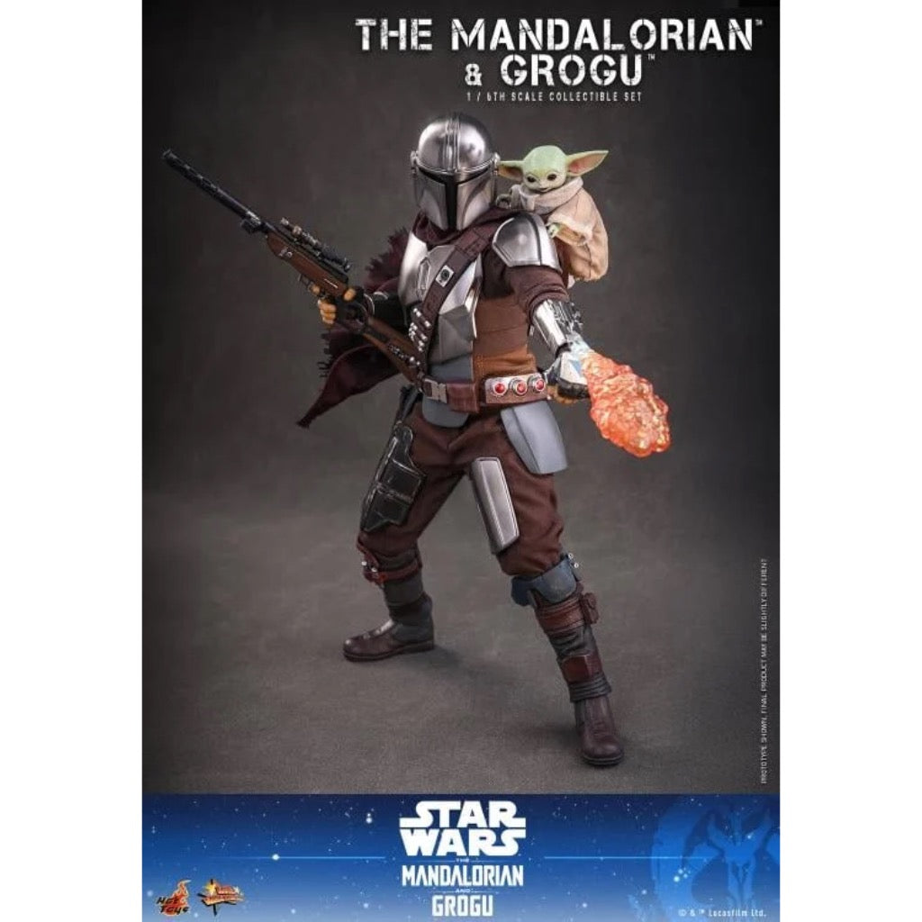 MMS871 The Mandalorian and Grogu - 1/6 The Mandalorian and Grogu Collectible Set