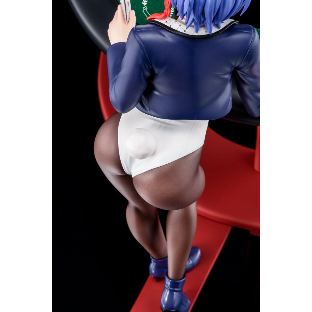 The Demon Sword Master Of Excalibur Academy - Sakuya Sieglinde Wearing Lapis Lazuli Blue Bunny Costume With Nip Slip Gimmick System Figurine