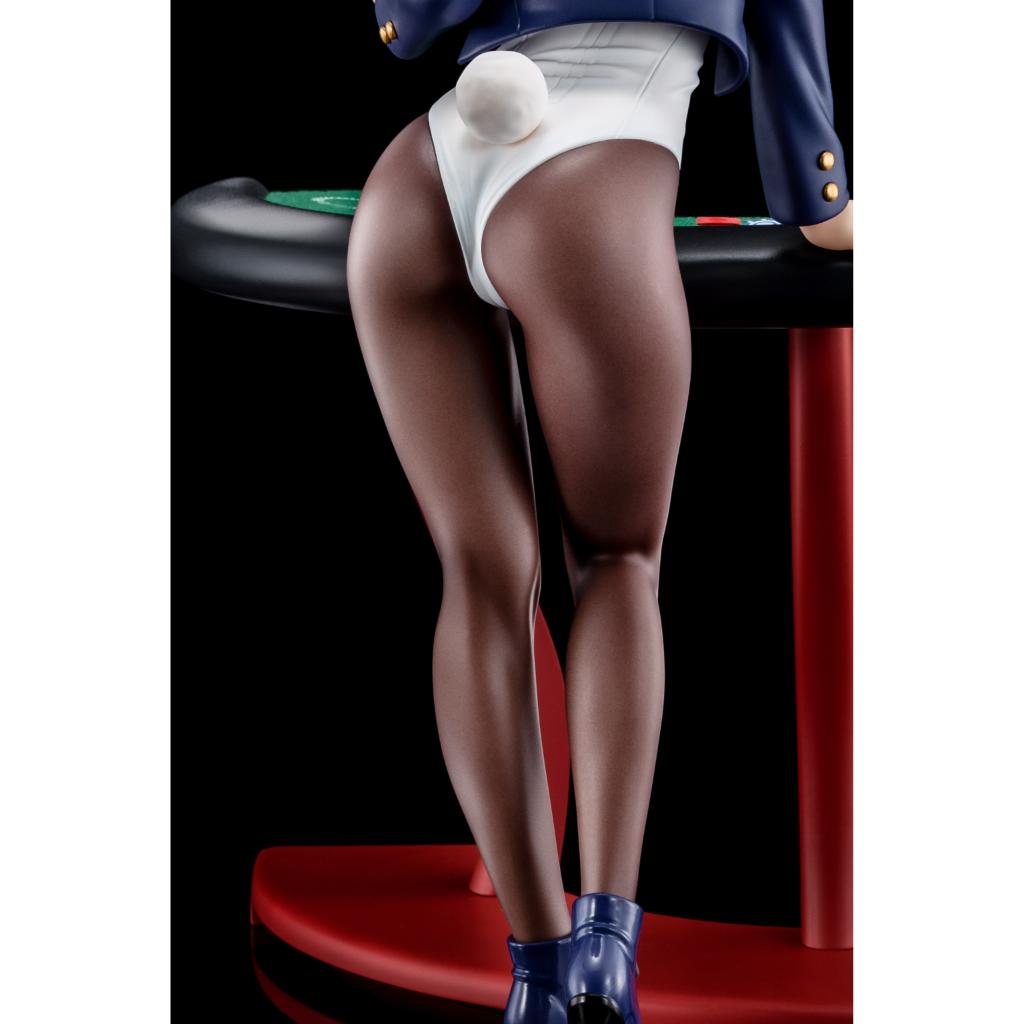 The Demon Sword Master Of Excalibur Academy - Sakuya Sieglinde Wearing Lapis Lazuli Blue Bunny Costume With Nip Slip Gimmick System Figurine