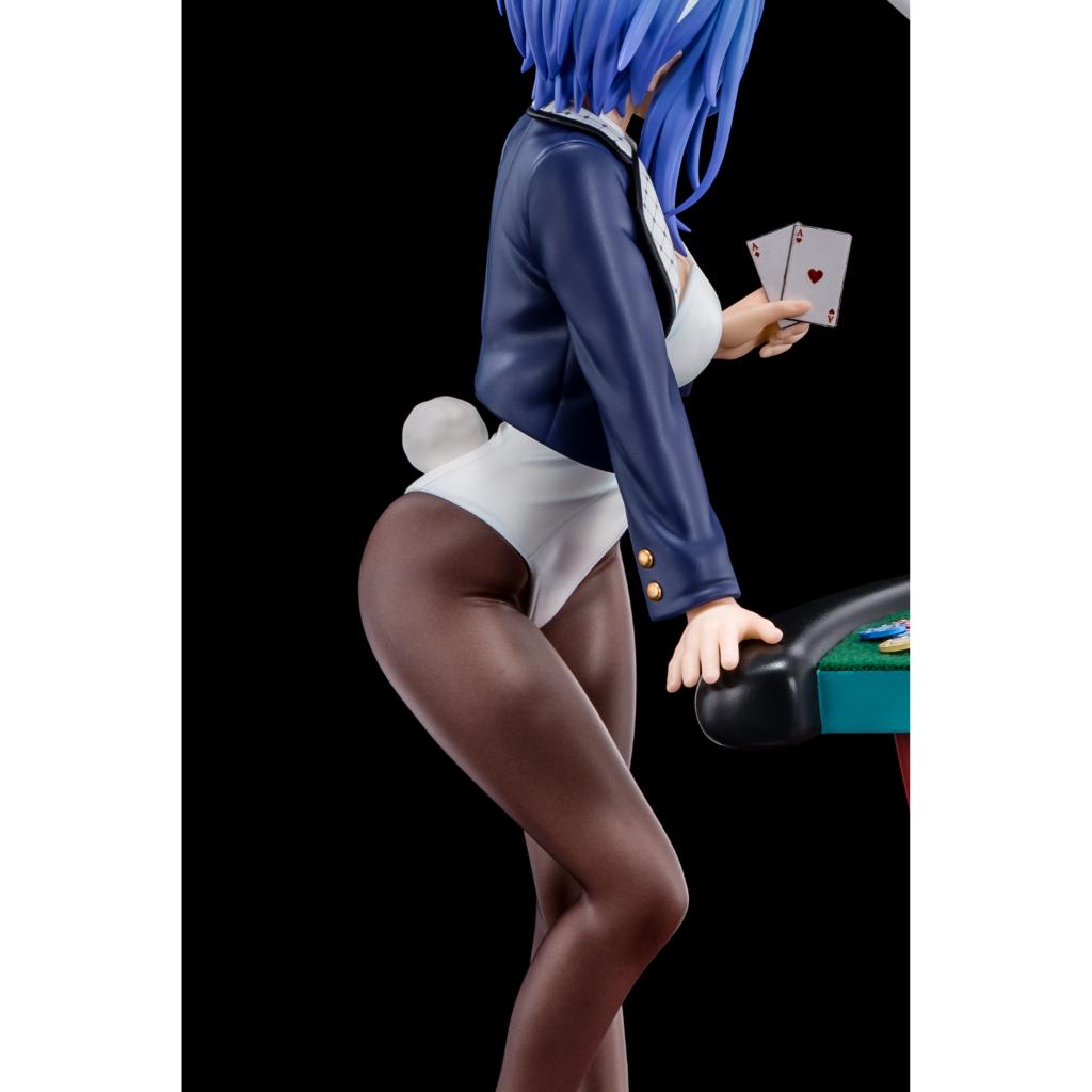 The Demon Sword Master Of Excalibur Academy - Sakuya Sieglinde Wearing Lapis Lazuli Blue Bunny Costume With Nip Slip Gimmick System Figurine