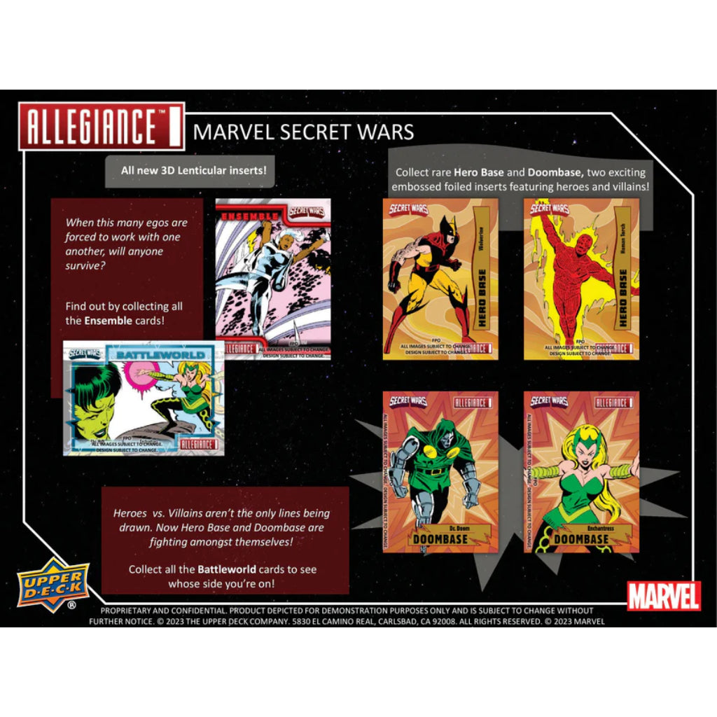 Upper Deck Marvel Allegiance: Secret Wars (UD11981)