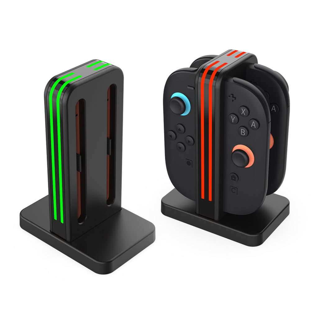 Dobe NS2 4 Slot Standing Charging Dock Black (TNS-3171 Black)