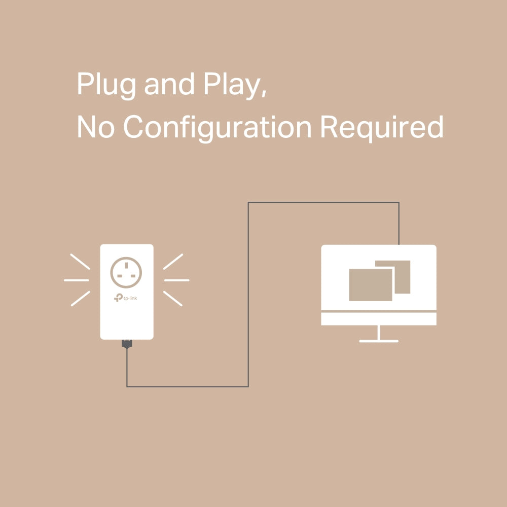 TP-Link Powerline Starter Kit TL-PA7017P KIT (UK) Ver. 4.0