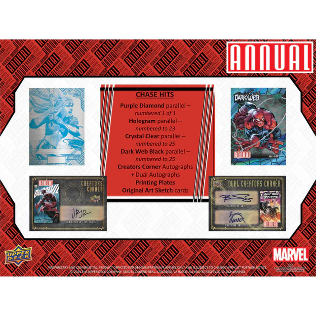 Upper Deck 2023-24 Marvel Annual Hobby Box (UD36195)