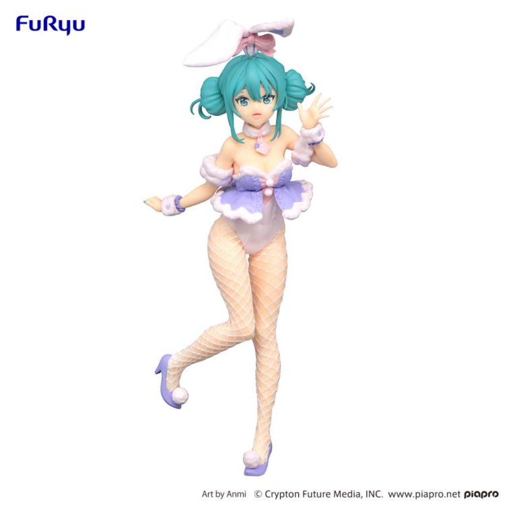 FuRyu Hatsune Miku BiCute Bunnies White Rabbit Lavender Color Ver