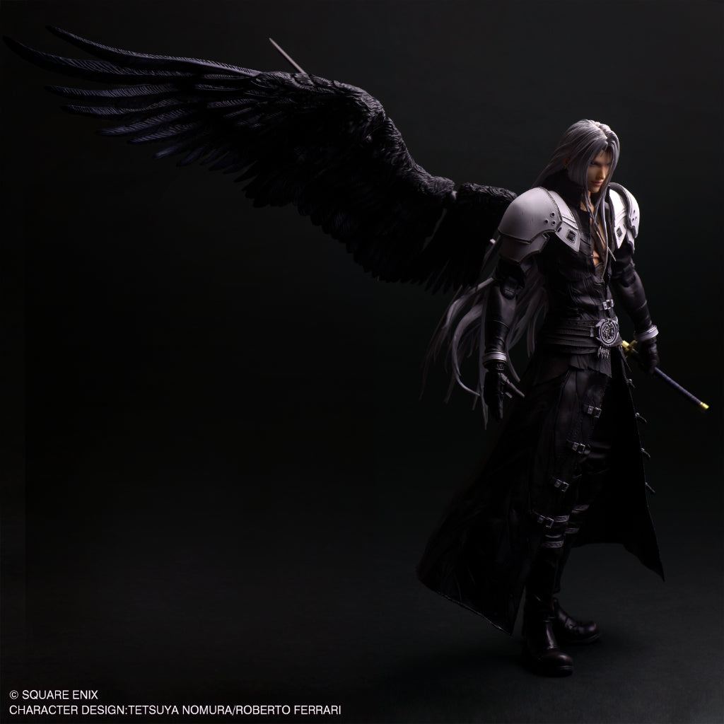 Final Fantasy VII Rebirth Play Arts Shin Action Figure - Sephiroth