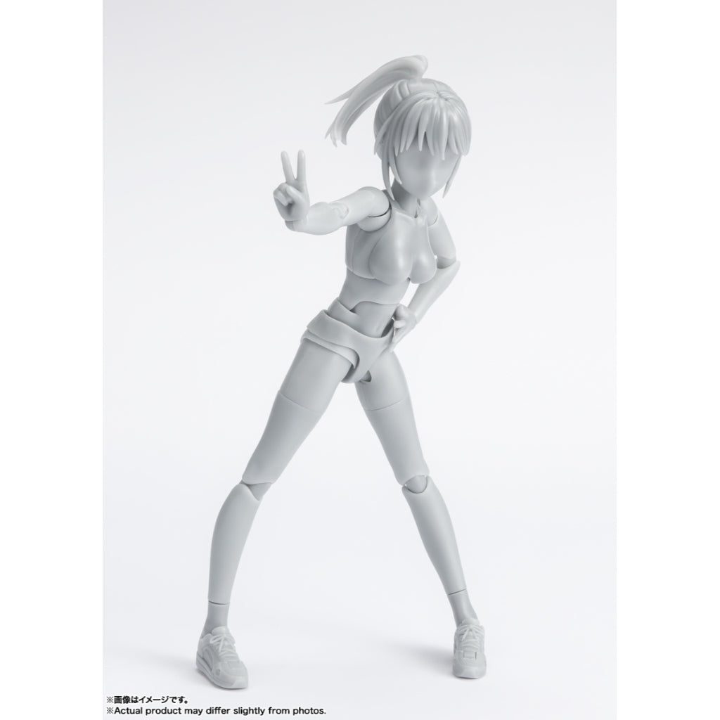 Bandai S.H.Figuarts Body-chan School Life Edition DX Set (Gray Color Ver.)