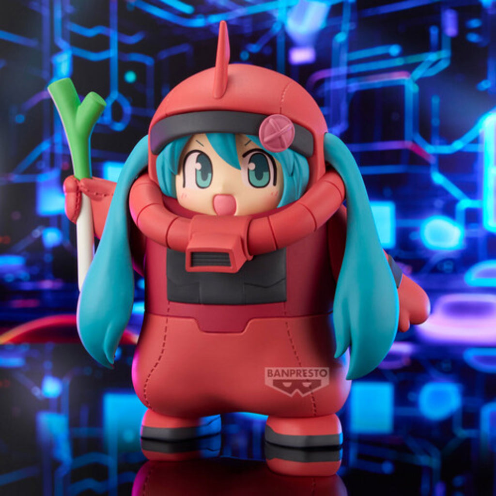 Banpresto Char's Zaku Costume Hatsune Miku Ver. Gundam 45th x Hatsune Miku Figure