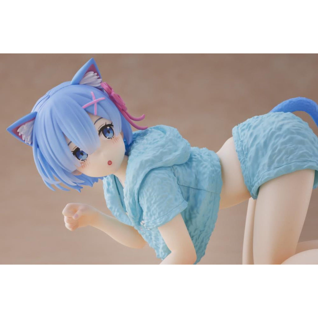 Taito Rem Cat Room Wear Ver Re:Zero Desktop Cute Figure