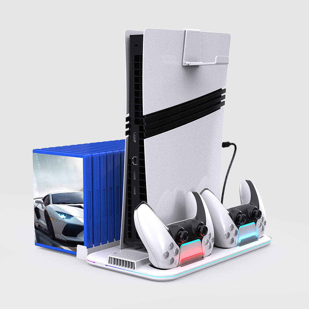 Gatz PS5 Pro & Slim Orbit-Sync Cooling & Charging Stand
