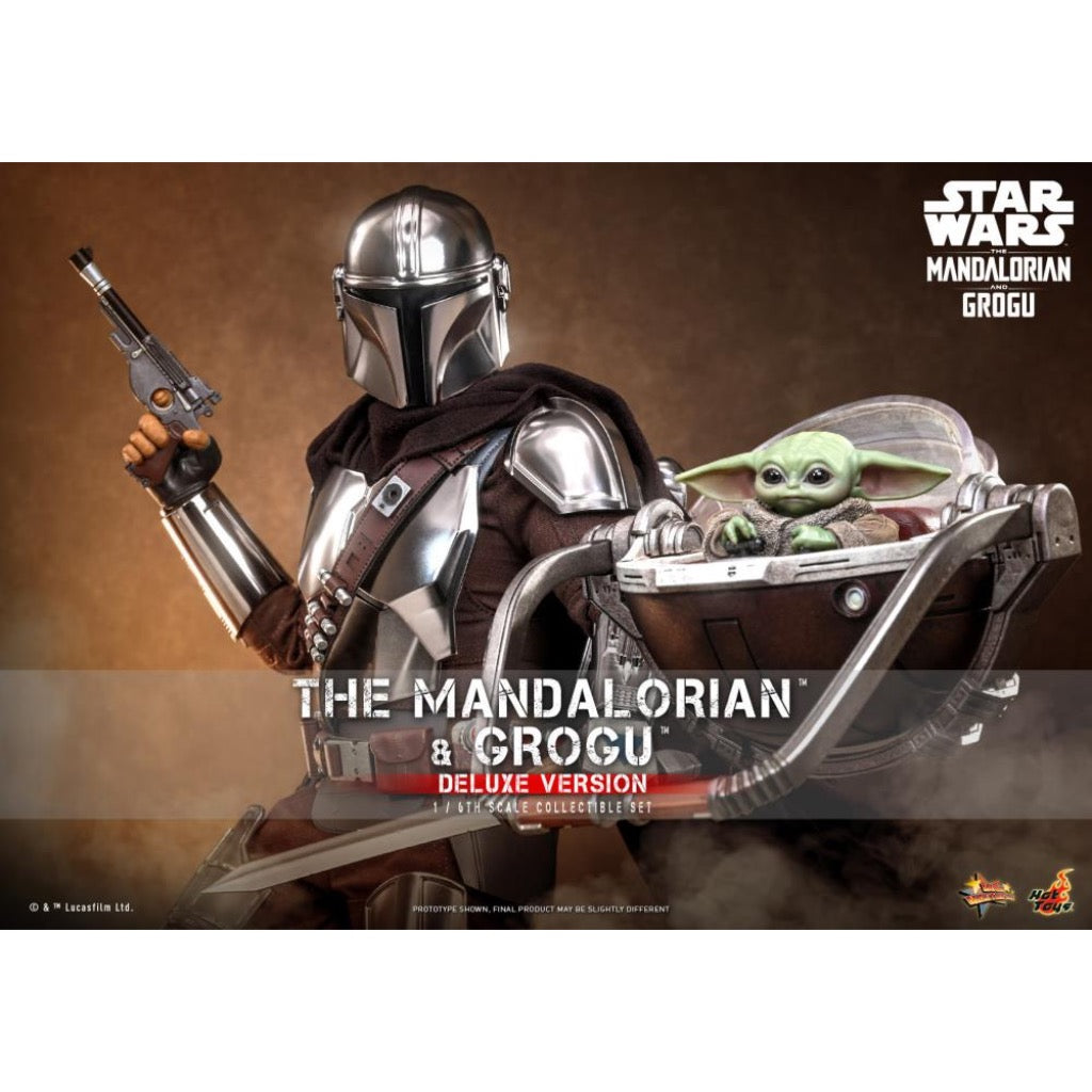 MMS872 The Mandalorian and Grogu - 1/6 The Mandalorian and Grogu Collectible Set (Deluxe Version)