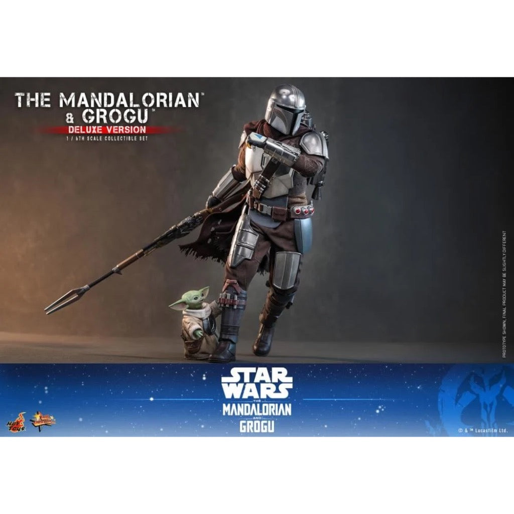 MMS872 The Mandalorian and Grogu - 1/6 The Mandalorian and Grogu Collectible Set (Deluxe Version)