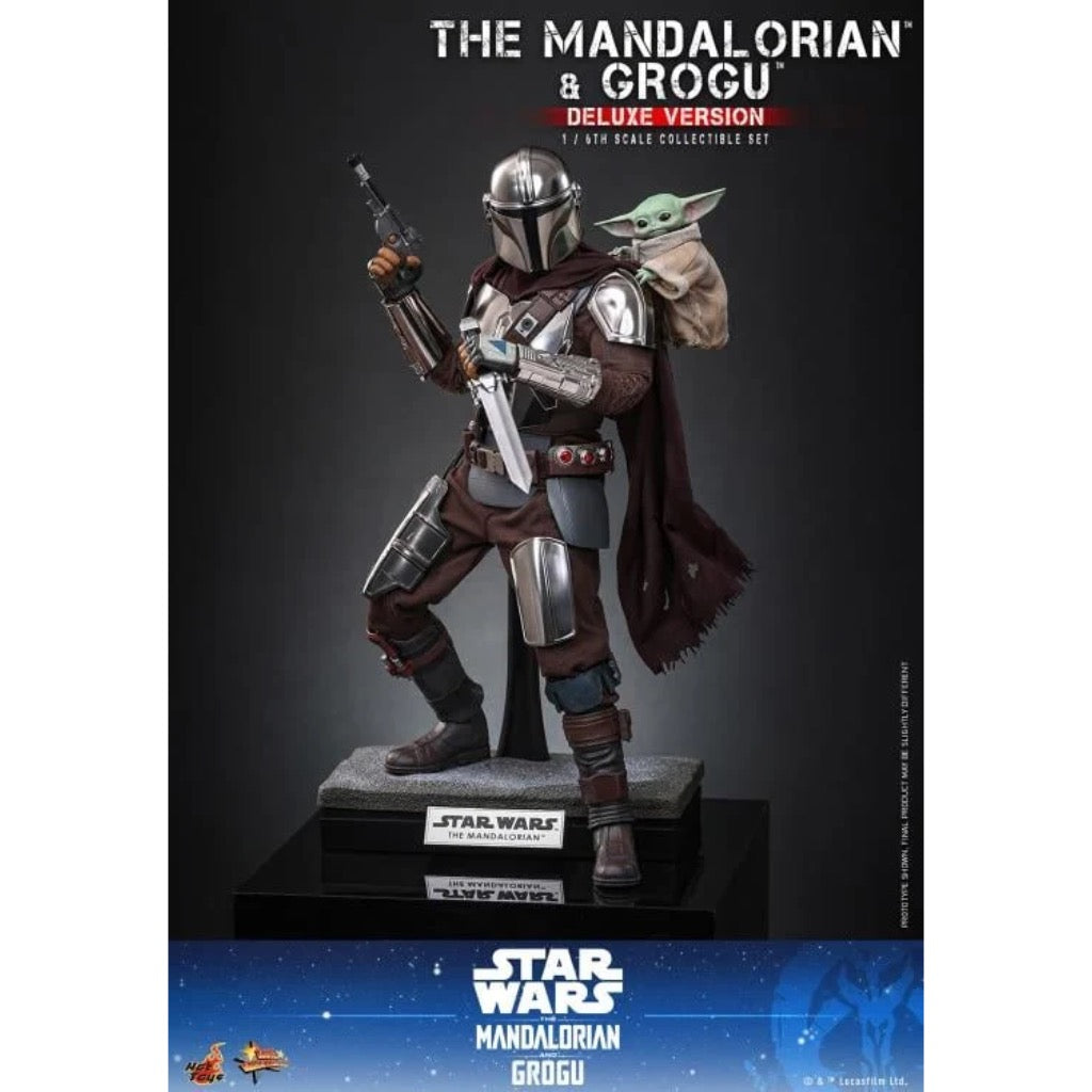 MMS872 The Mandalorian and Grogu - 1/6 The Mandalorian and Grogu Collectible Set (Deluxe Version)