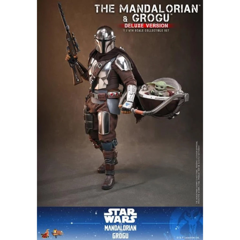 MMS872 The Mandalorian and Grogu - 1/6 The Mandalorian and Grogu Collectible Set (Deluxe Version)
