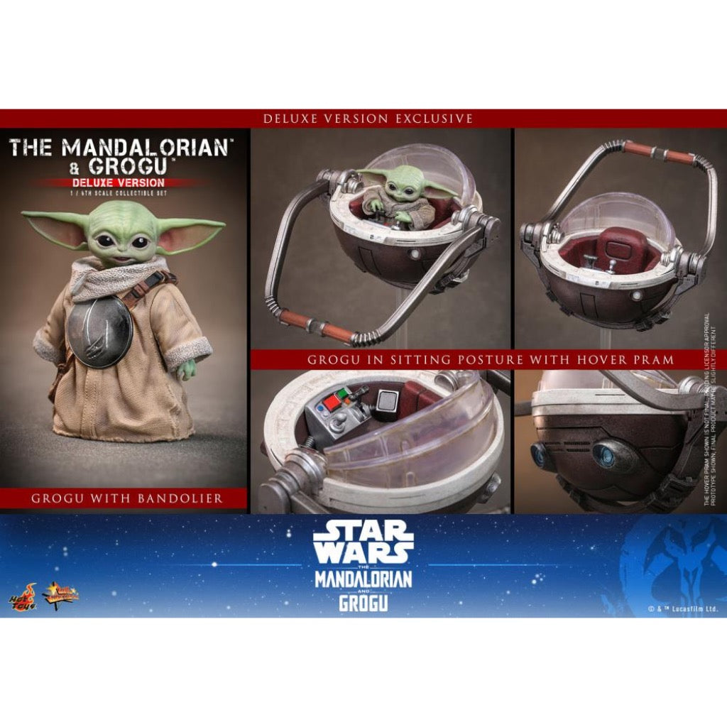 MMS872 The Mandalorian and Grogu - 1/6 The Mandalorian and Grogu Collectible Set (Deluxe Version)