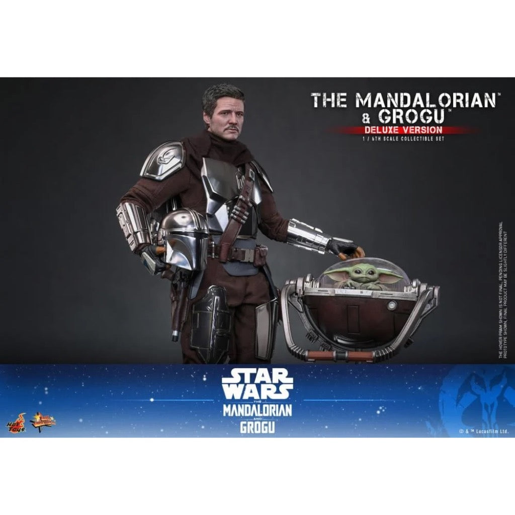 MMS872 The Mandalorian and Grogu - 1/6 The Mandalorian and Grogu Collectible Set (Deluxe Version)