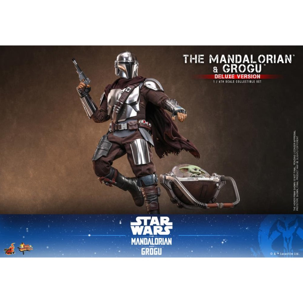 MMS872 The Mandalorian and Grogu - 1/6 The Mandalorian and Grogu Collectible Set (Deluxe Version)