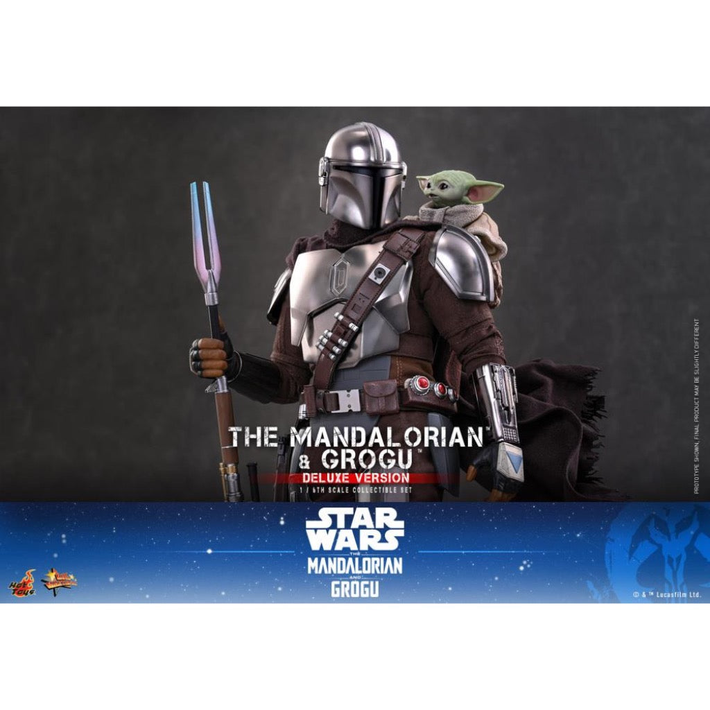 MMS872 The Mandalorian and Grogu - 1/6 The Mandalorian and Grogu Collectible Set (Deluxe Version)