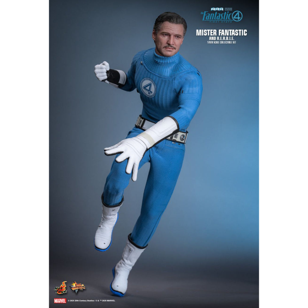 MMS822 - The Fantastic Four: First Steps 1/6th Scale Mister Fantastic and H.E.R.B.I.E. Collectible Set