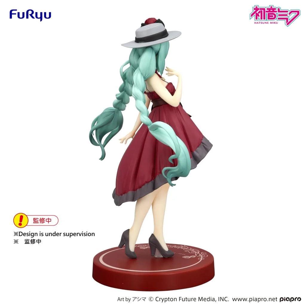FuRyu Hatsune Miku Outing Dress Red Colour Trio-Try-It Figure