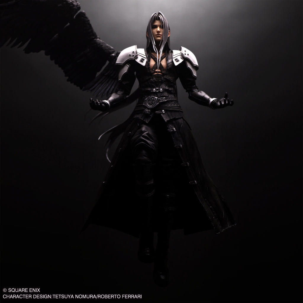 Final Fantasy VII Rebirth Play Arts Shin Action Figure - Sephiroth