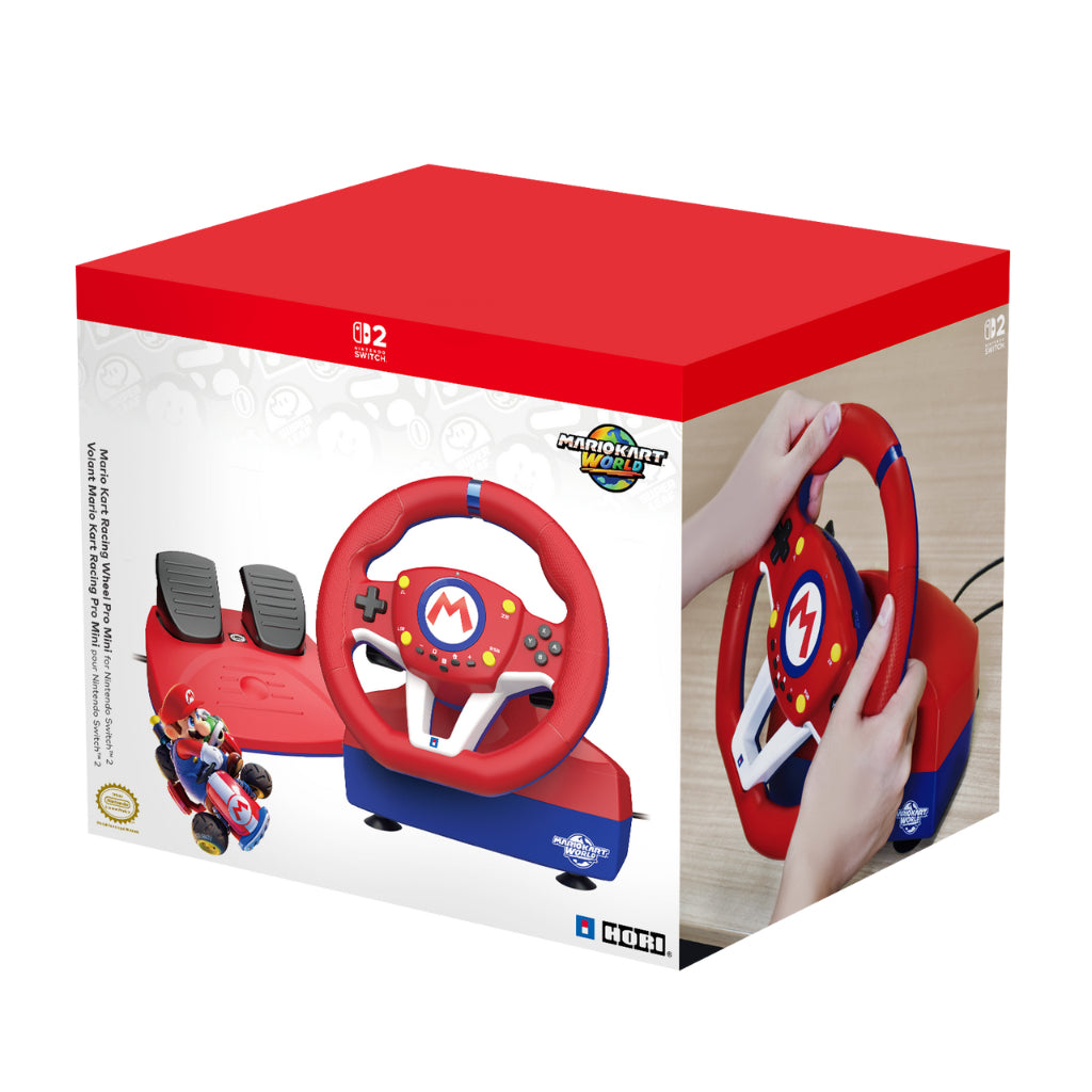 HORI Mario Kart Racing Wheel Pro Mini for Nintendo Switch 2 (NSX-122)