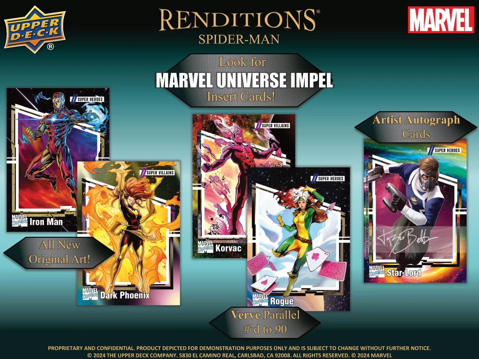 Upper Deck 2024 Marvel Renditions Spider-Man (UD51891) (12/Box)