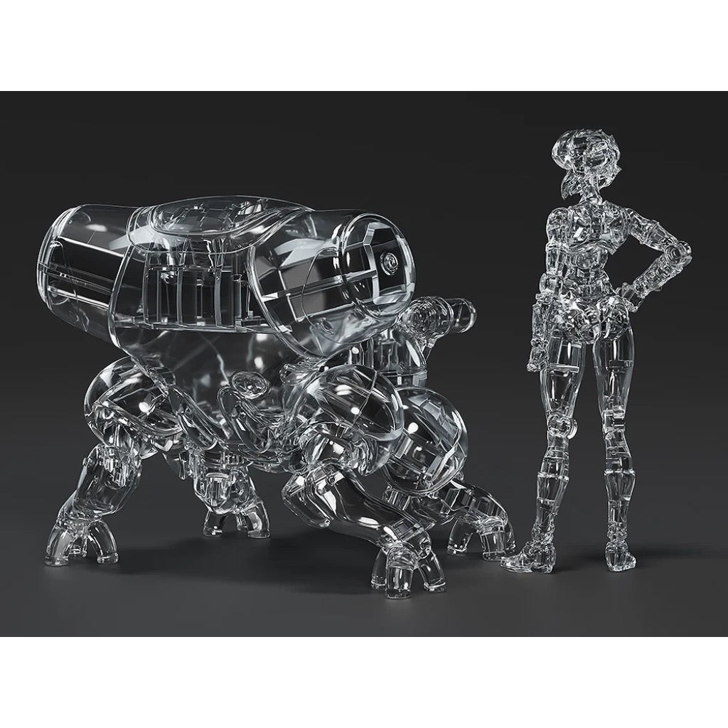 Ghost In The Shell (Manga Edition) - Plamax Mf-96 Motoko Kusanagi With Fuchikoma: Thermoptic Camouflage Ver.